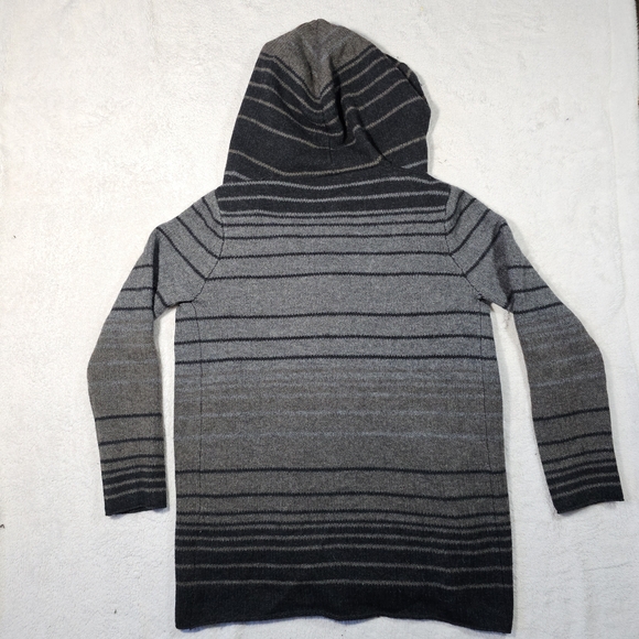 Vince Sophie Striped Cardigan Cashmere Wool Yak Alpaca Size S - Picture 7 of 13